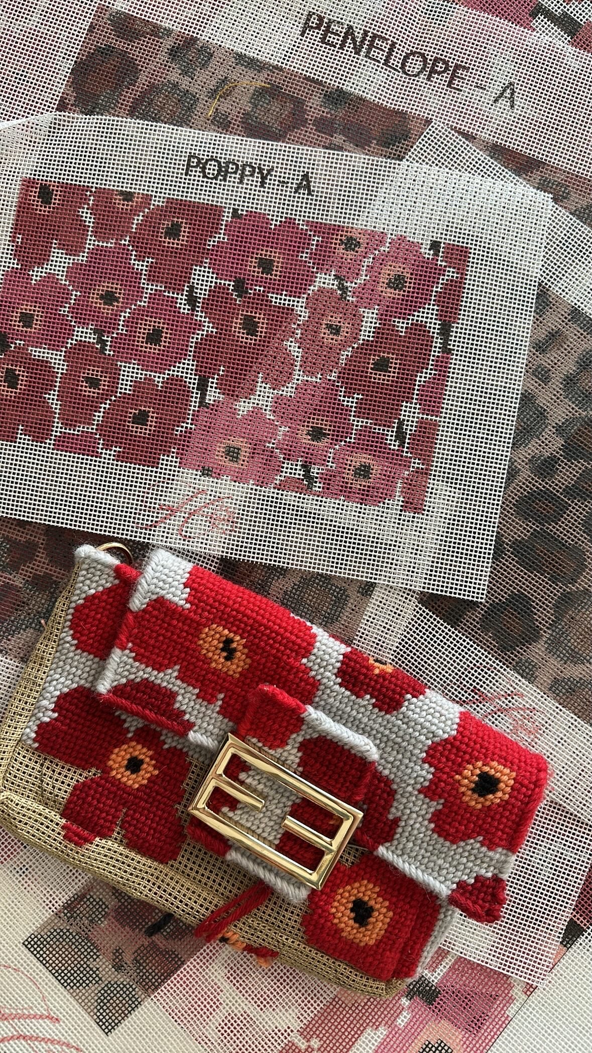 Poppy Purse Canvas: Leopard Print