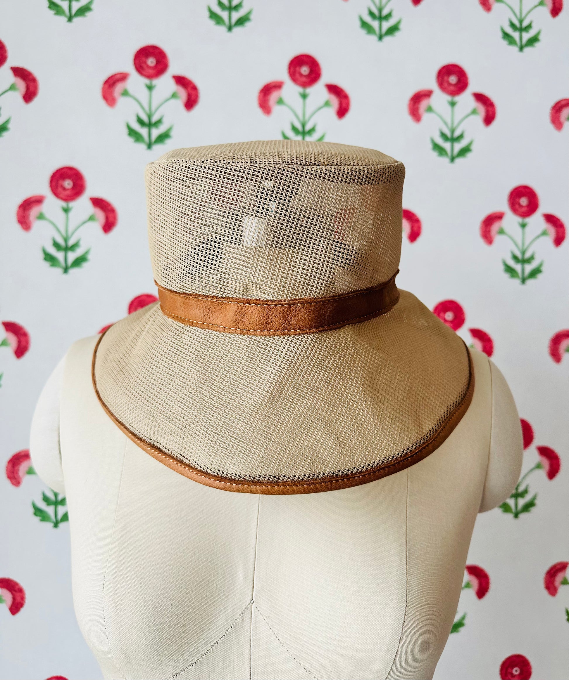 The Birdie Bell in blank Penelope canvas with leather trim