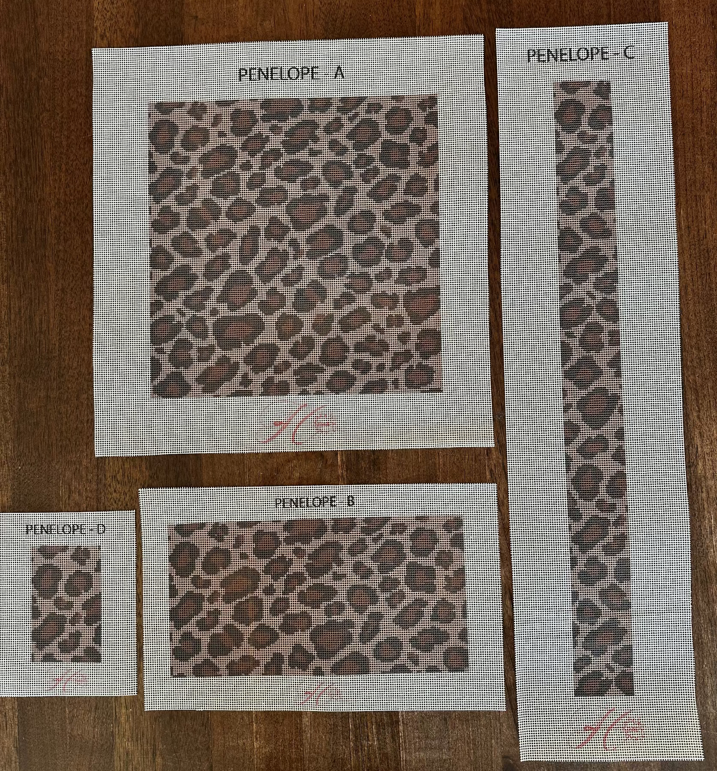 Penelope Purse Canvas: Leopard Pattern