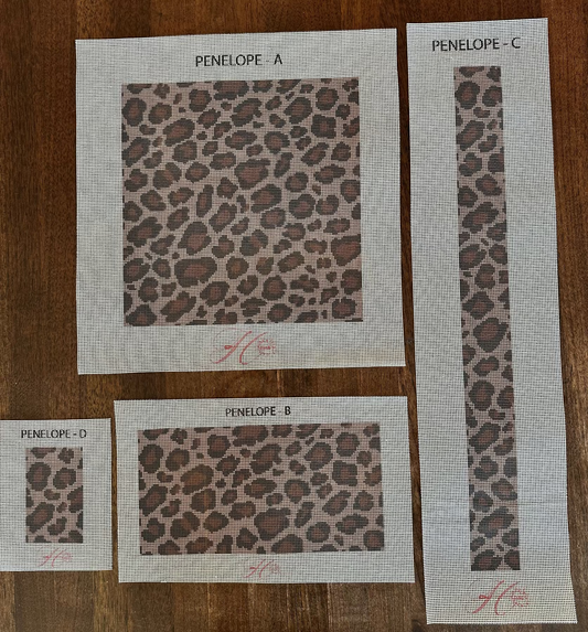 Penelope Purse Canvas: Leopard Pattern