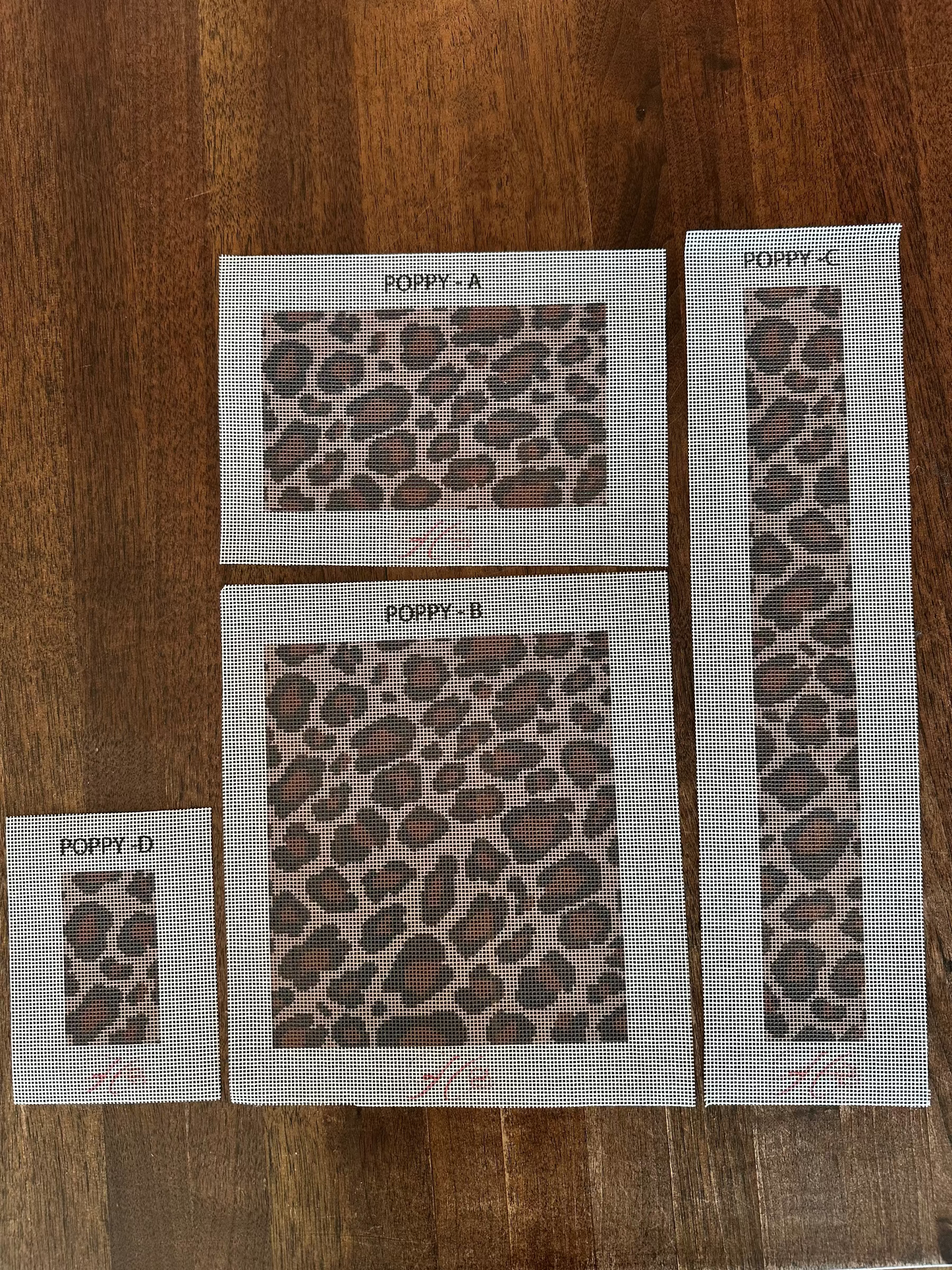 Poppy Purse Canvas: Leopard Print